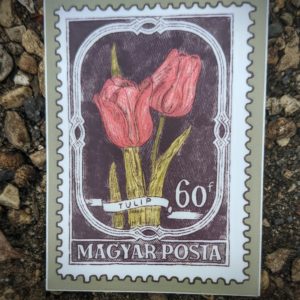 Tulip Stamp Vinyl Sticker