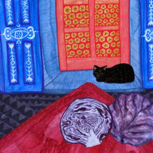 Fine Art Giclee Print Purple Cabbage