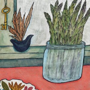 Fine Art Giclee Print Farm Asparagus