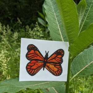 Vinyl Sticker Monarch Butterfly