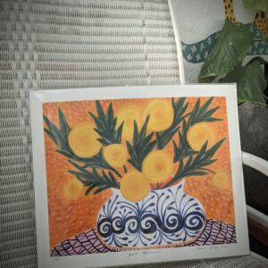 Fine Art Giclee Print Yellow Happiness