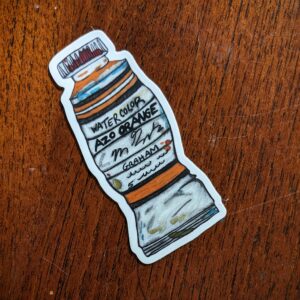 Vinyl Sticker Tube Of Paint