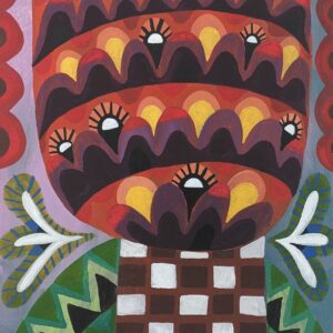 Acrylic Painting, Never Enough Time To Pick The Fruit