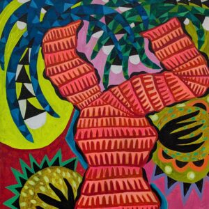 Acrylic Painting, Two Things Can Be True