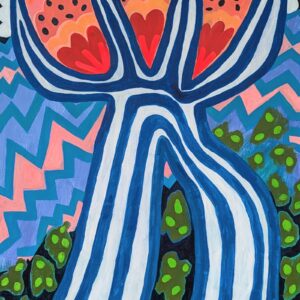 Acrylic Painting, Going Places