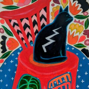 Acrylic Painting, Minding The Future