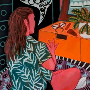 Acrylic Painting, Halfway To Thirty