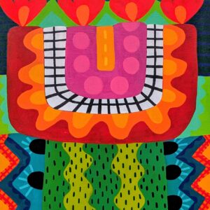 Acrylic Painting, Overflowing Cup