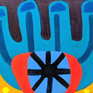 Acrylic Painting, Blue Eye