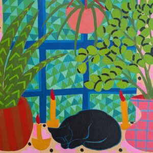 Acrylic Painting, A Sanctuary