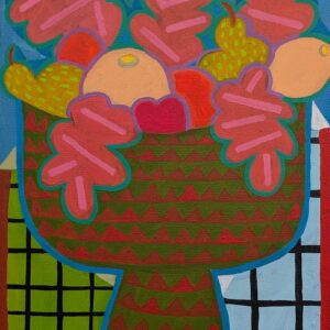 Acrylic Painting, Fruit Bowl