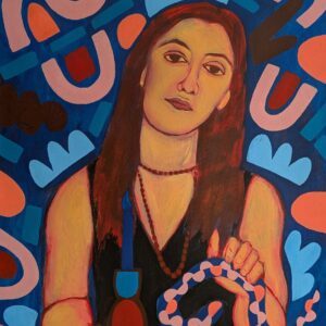 Acrylic Painting, Penelope as Hecate