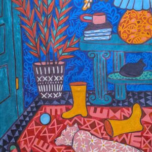 Acrylic Painting, Home, Yet?